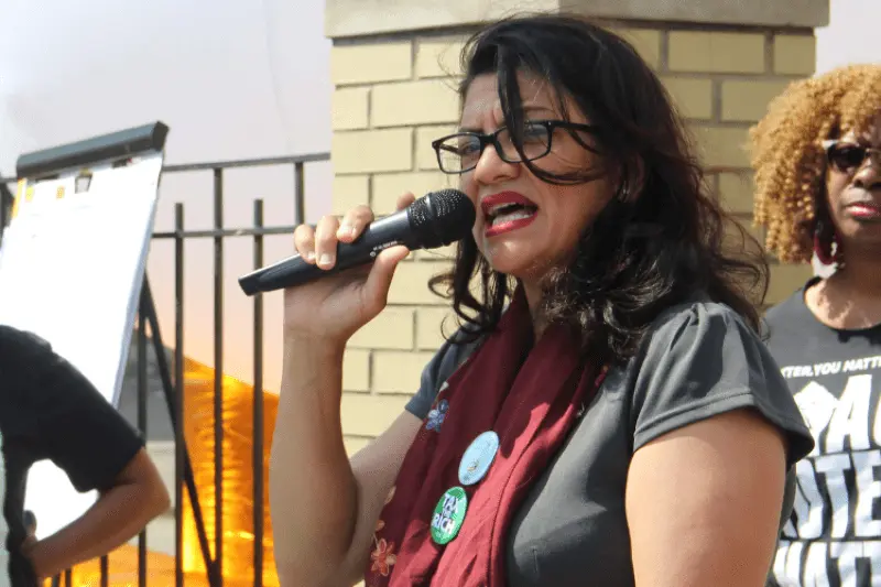 U.S. Congresswoman Rashida Tlaib (MI-12). Photo: Malak Silmi / Michigan Radio.